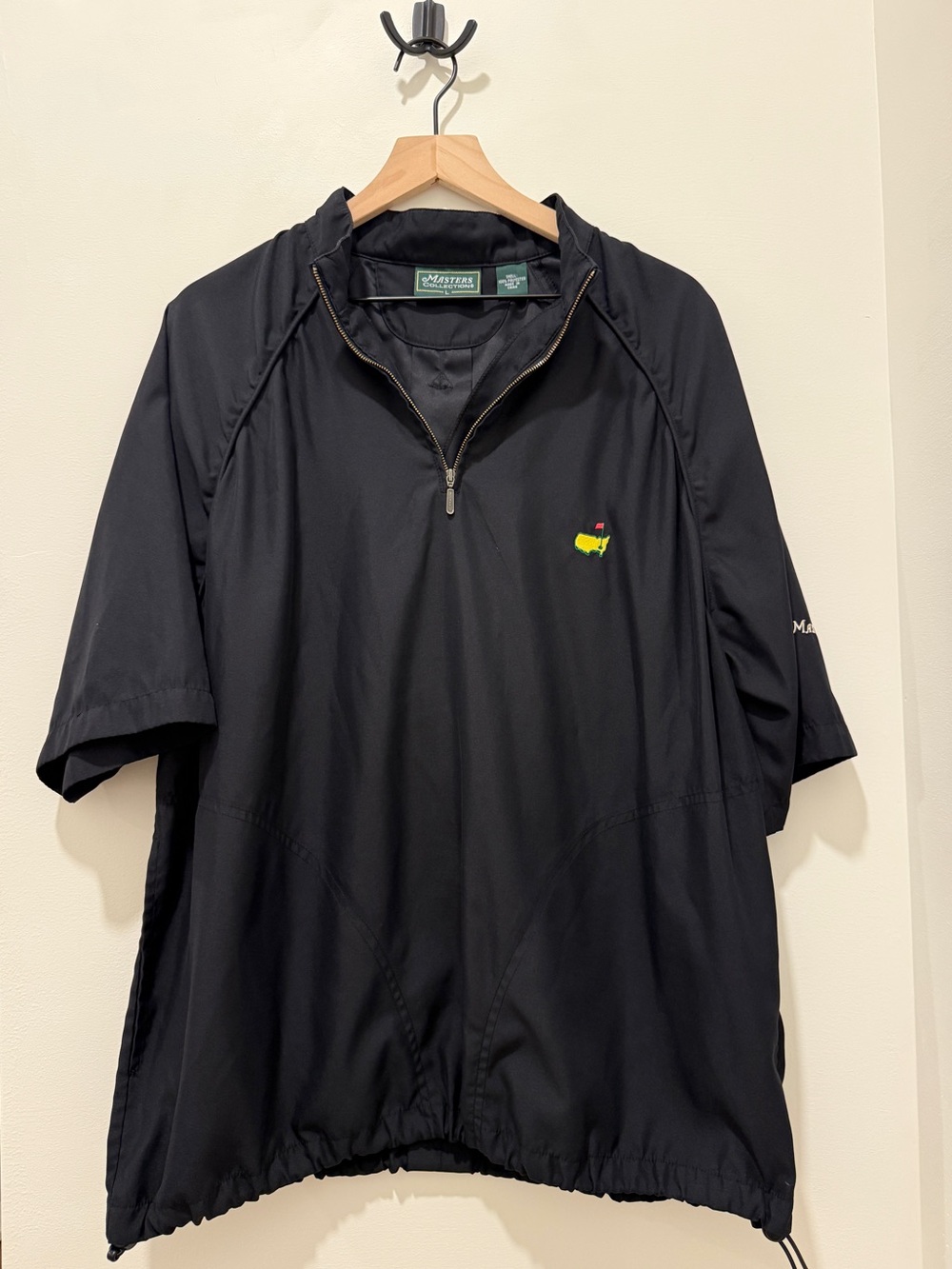 Masters Collection Short Sleeve 1/4 Zip Golf Windbreaker
